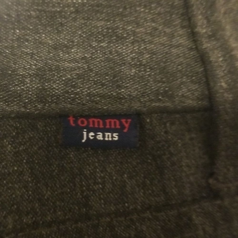 Tommy Jeans Tommy Hilfiger Womens Trousers Charcoal Size 11 Office - Picture 5 of 9